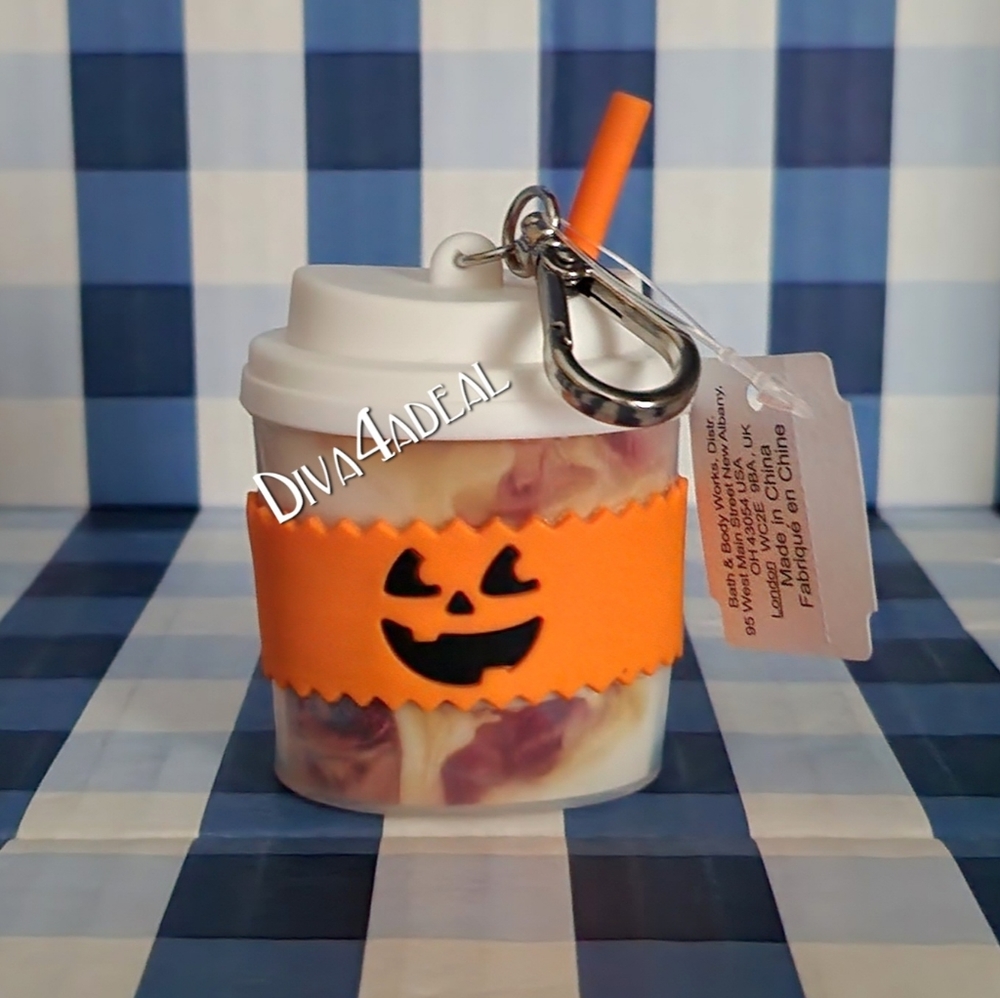 Bath & Body Works PUMPKIN COFFEE CUP PocketBac Holder